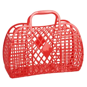 Retro Basket Jelly Bag in Red by Sun Jellies