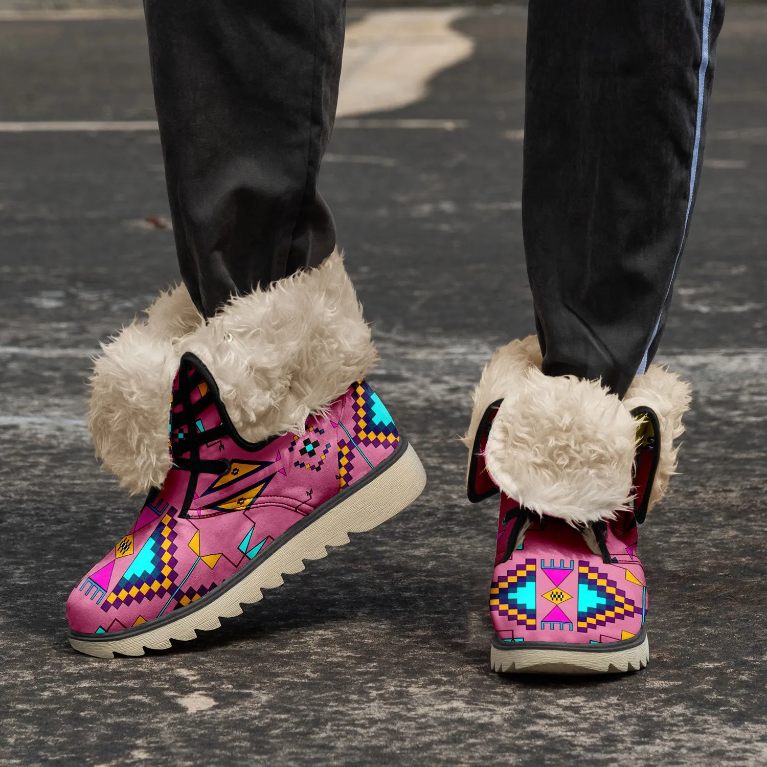 Rite of Passage Pink Polar Winter Boots