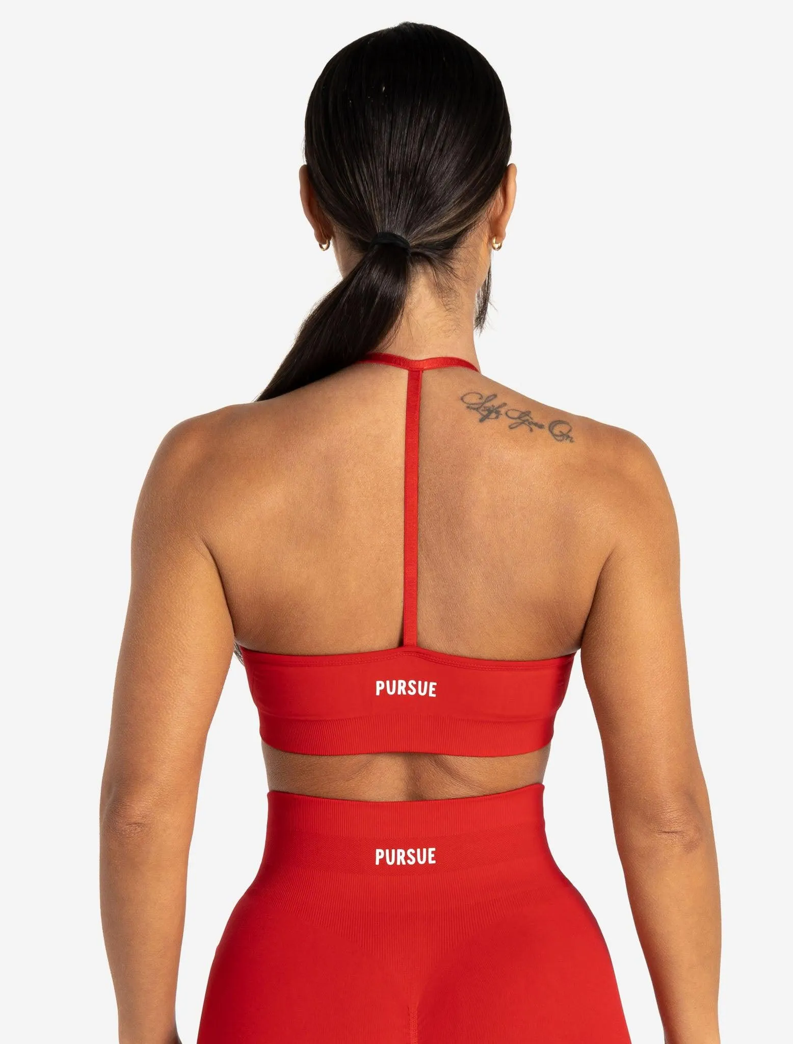 Scrunch Seamless Sports Bra - Candy Red