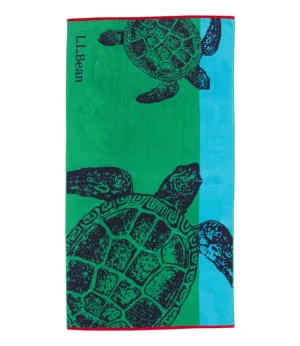 Seaside Beach Towel, Turtles