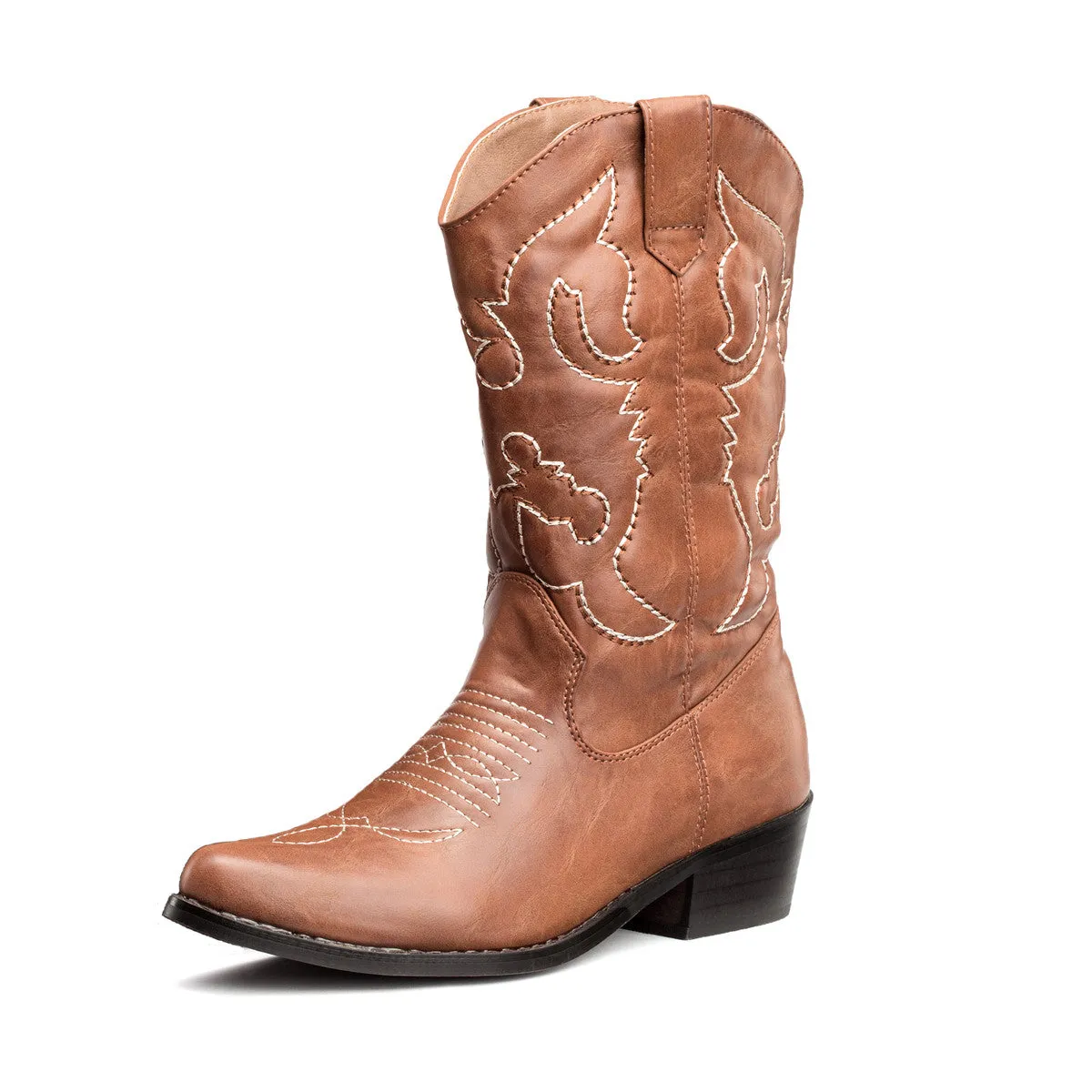 SheSole Womens Wide Calf Cowboy Boots