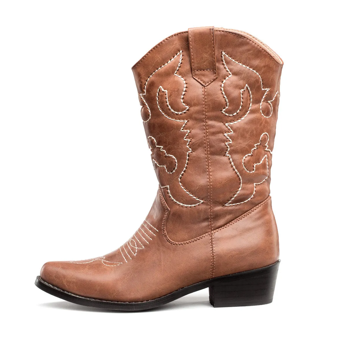 SheSole Womens Wide Calf Cowboy Boots