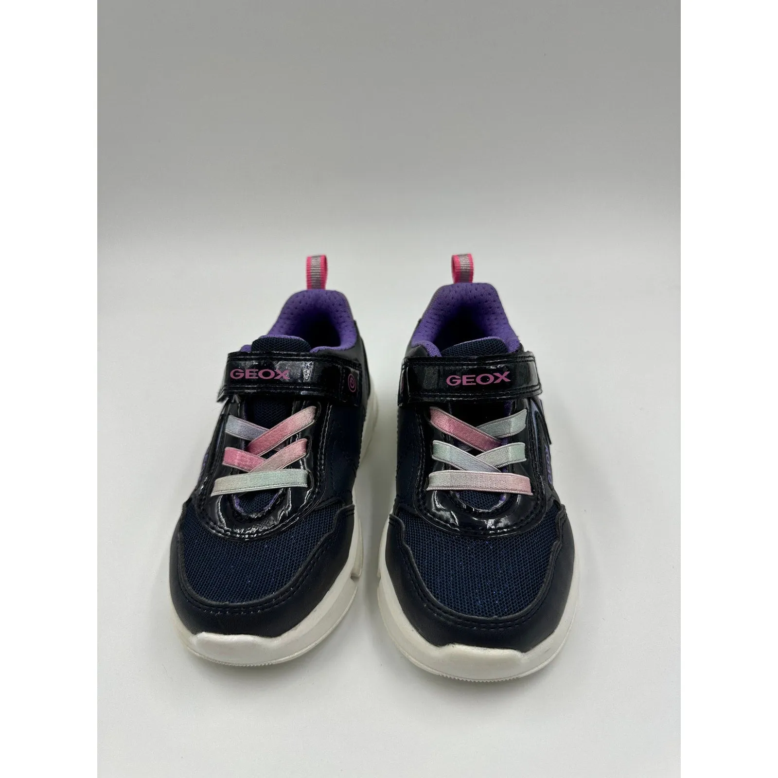 Small Kids/Toddler Size 10, Purple and Pink Kids Low Top Sneakers