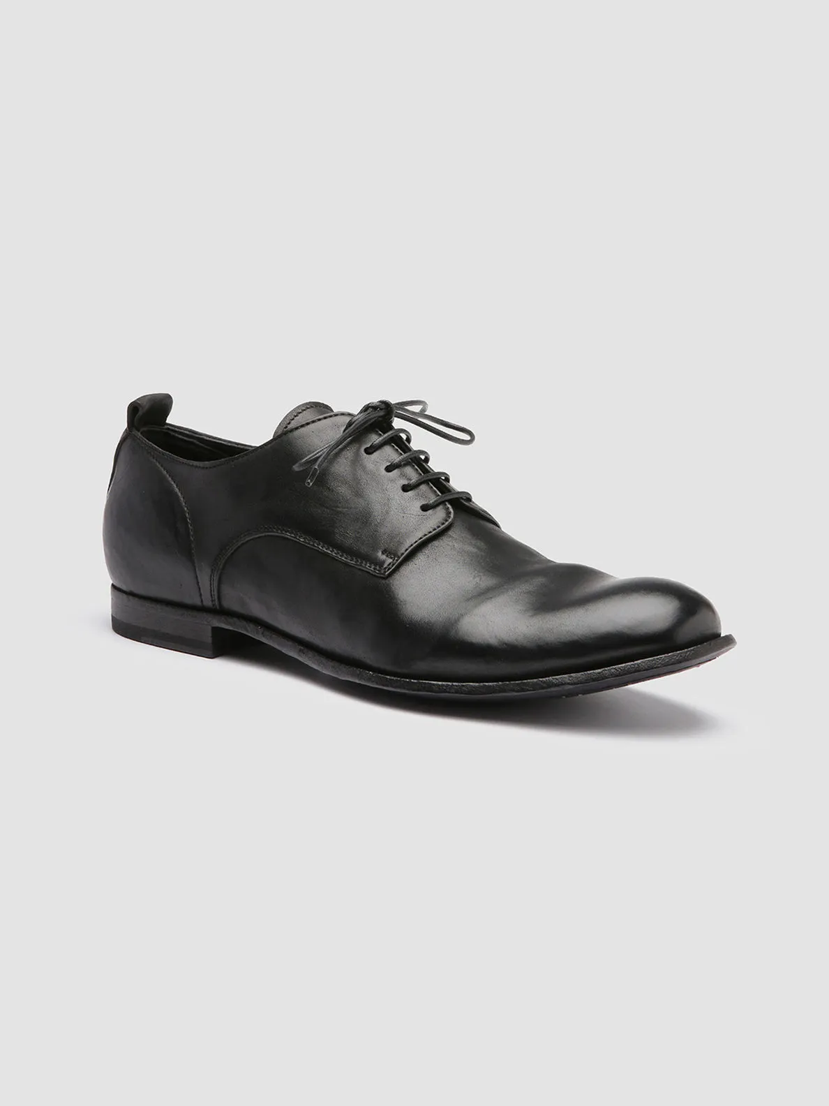 STEREO 003 - Black Leather Derby Shoes