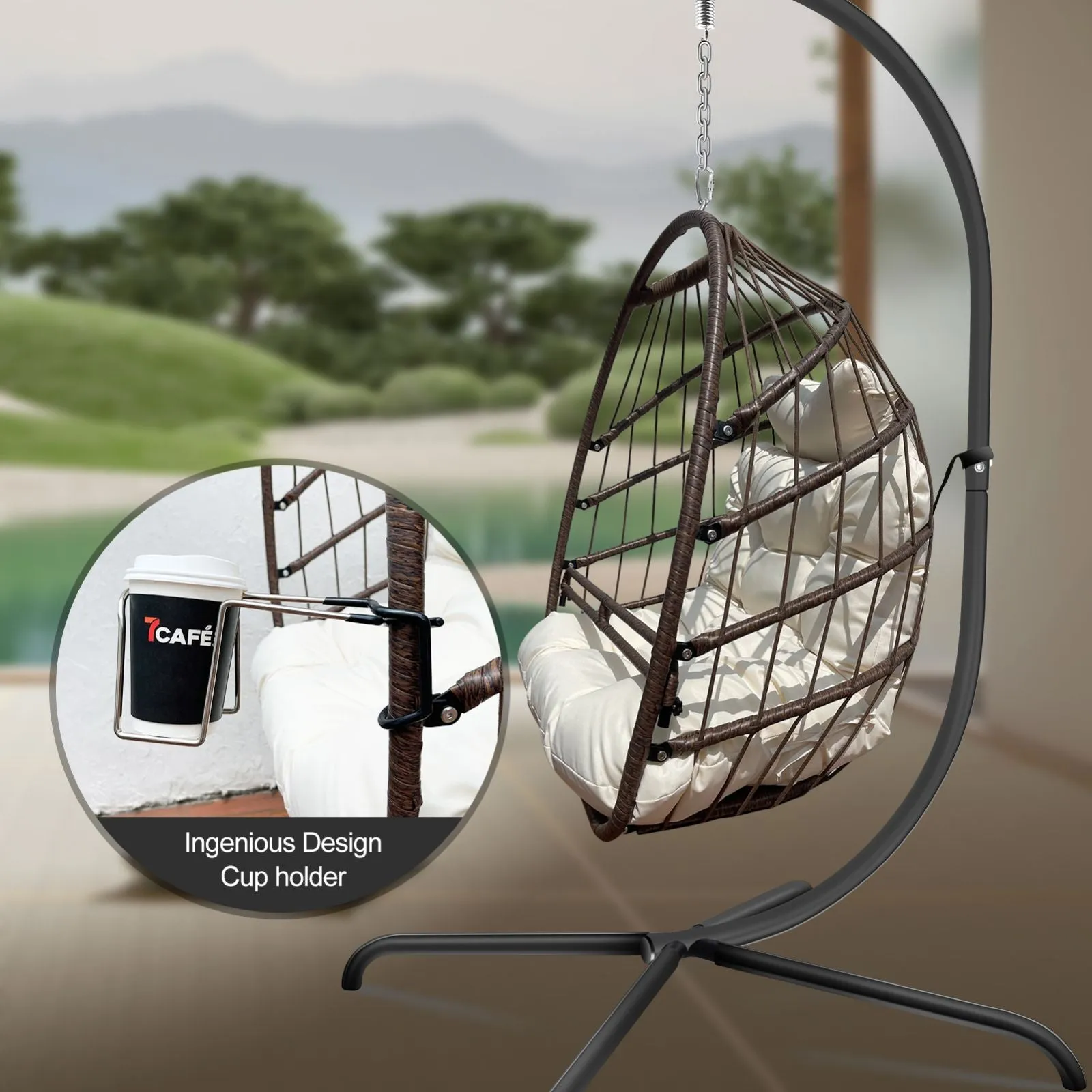 Swing Egg Chair With Stand