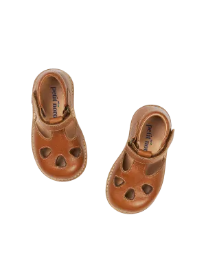 T-Bar Sandal - Cognac