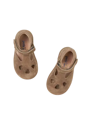 T-Bar Sandal - Mushroom