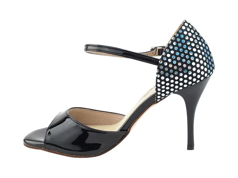 Tango Black Patent and Polka Dots