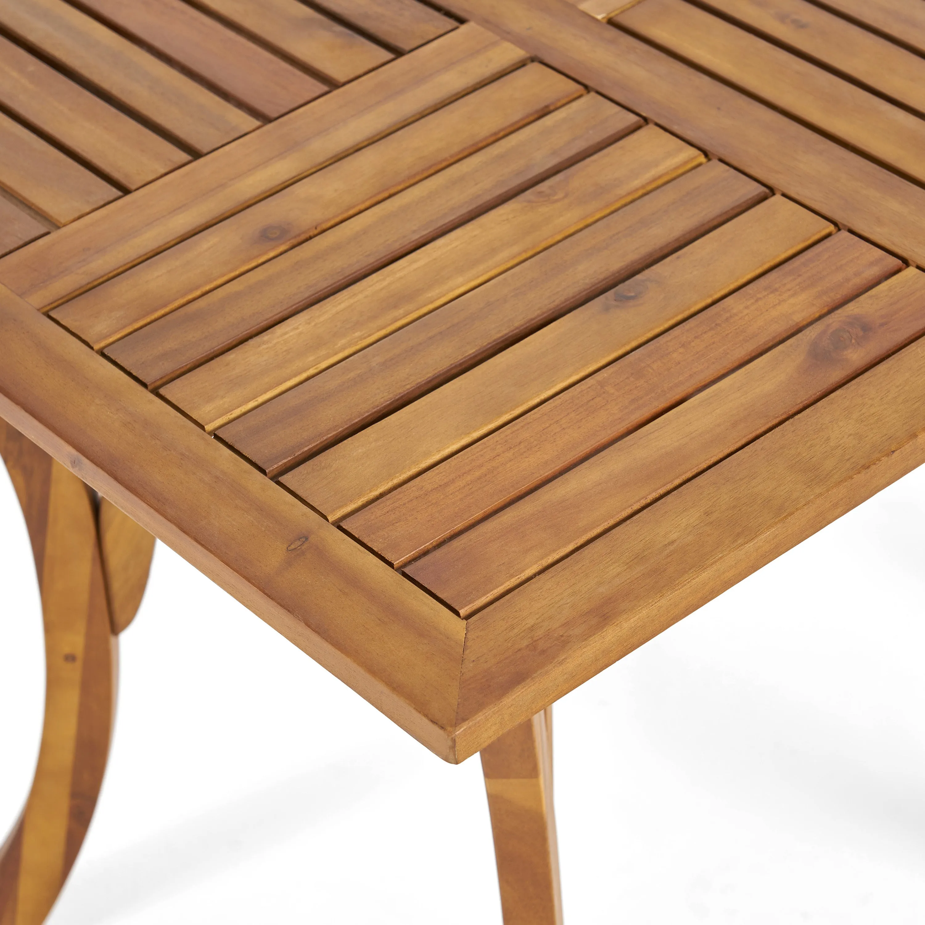 Teak Acacia Wood Outdoor Table