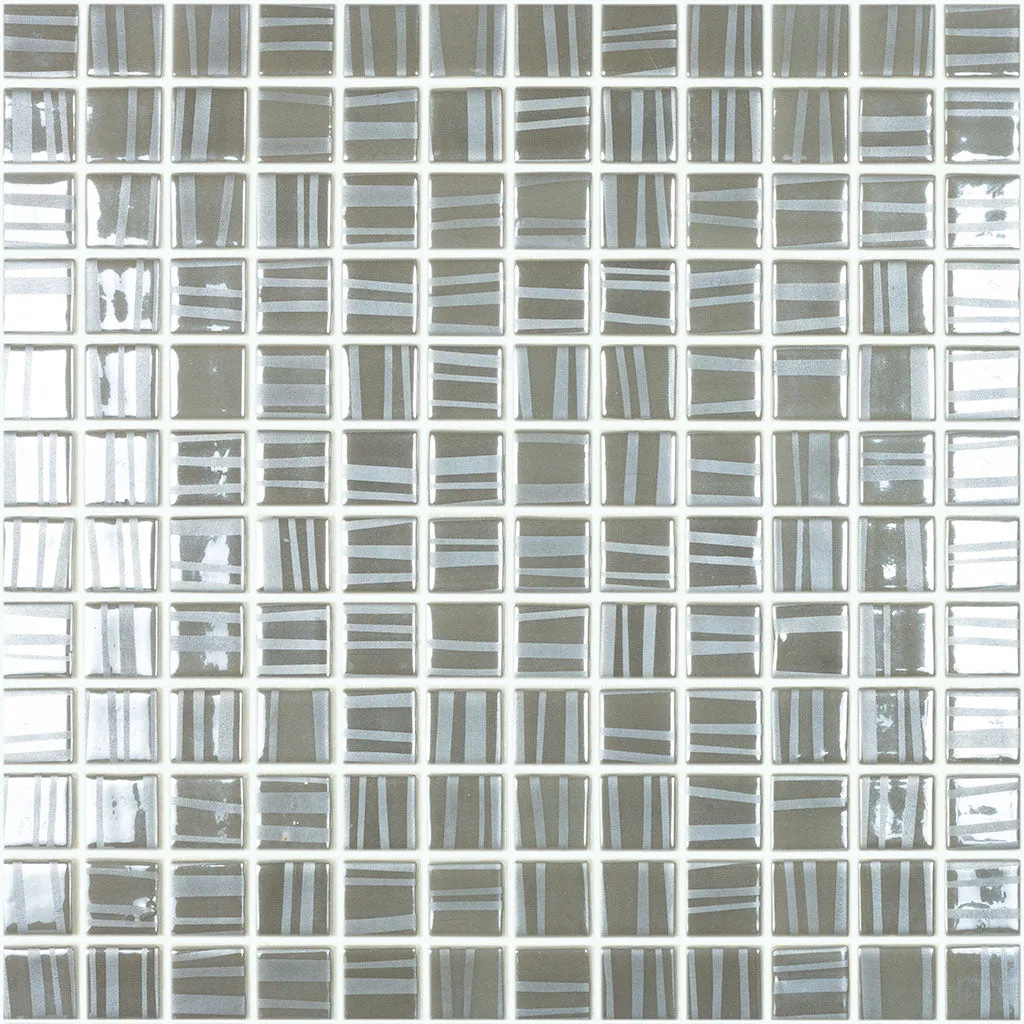 Tender Dark Grey, 1" x 1" - Glass Tile