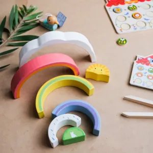 Tender Leaf Wooden Rainbow Tunnel