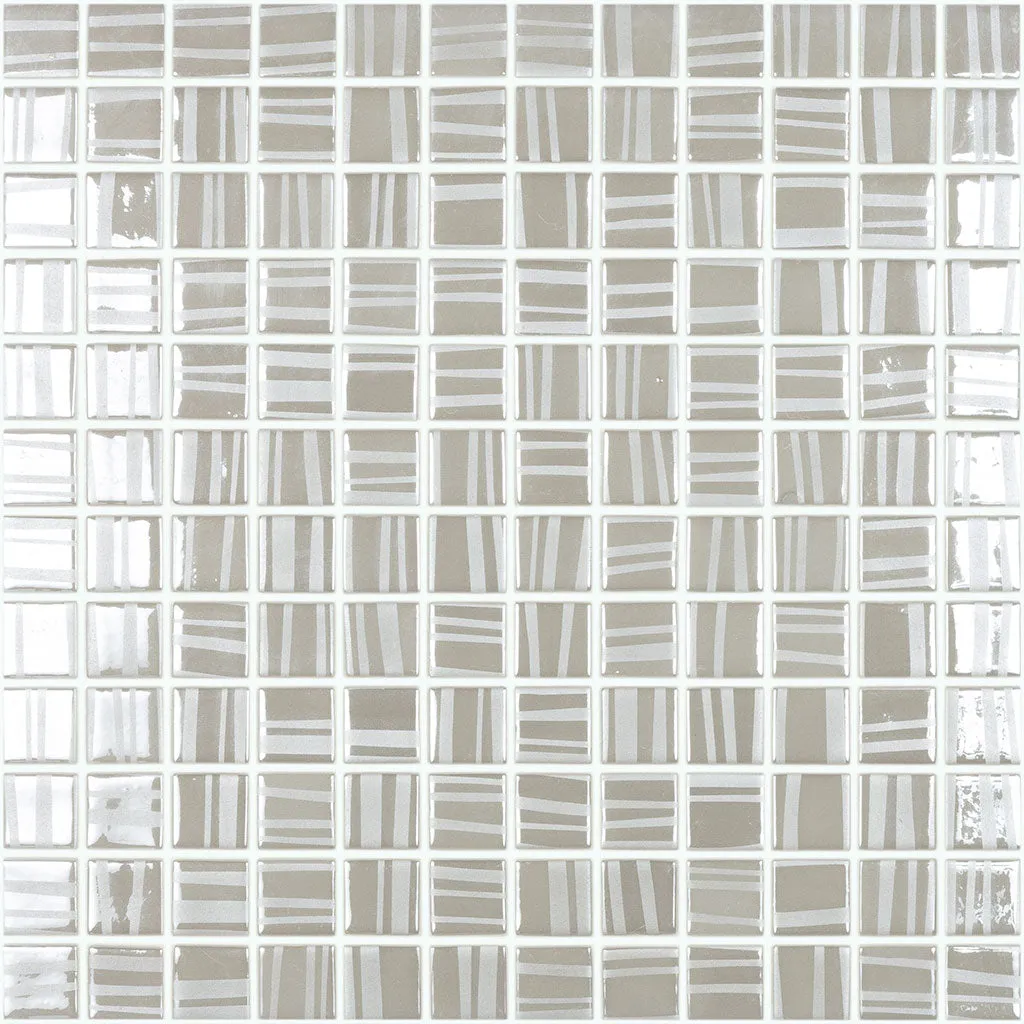 Tender Light Grey, 1" x 1" - Glass Tile