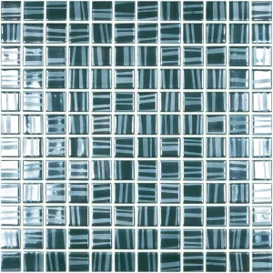 Tender Oil Green, 1" x 1" - Glass Tile