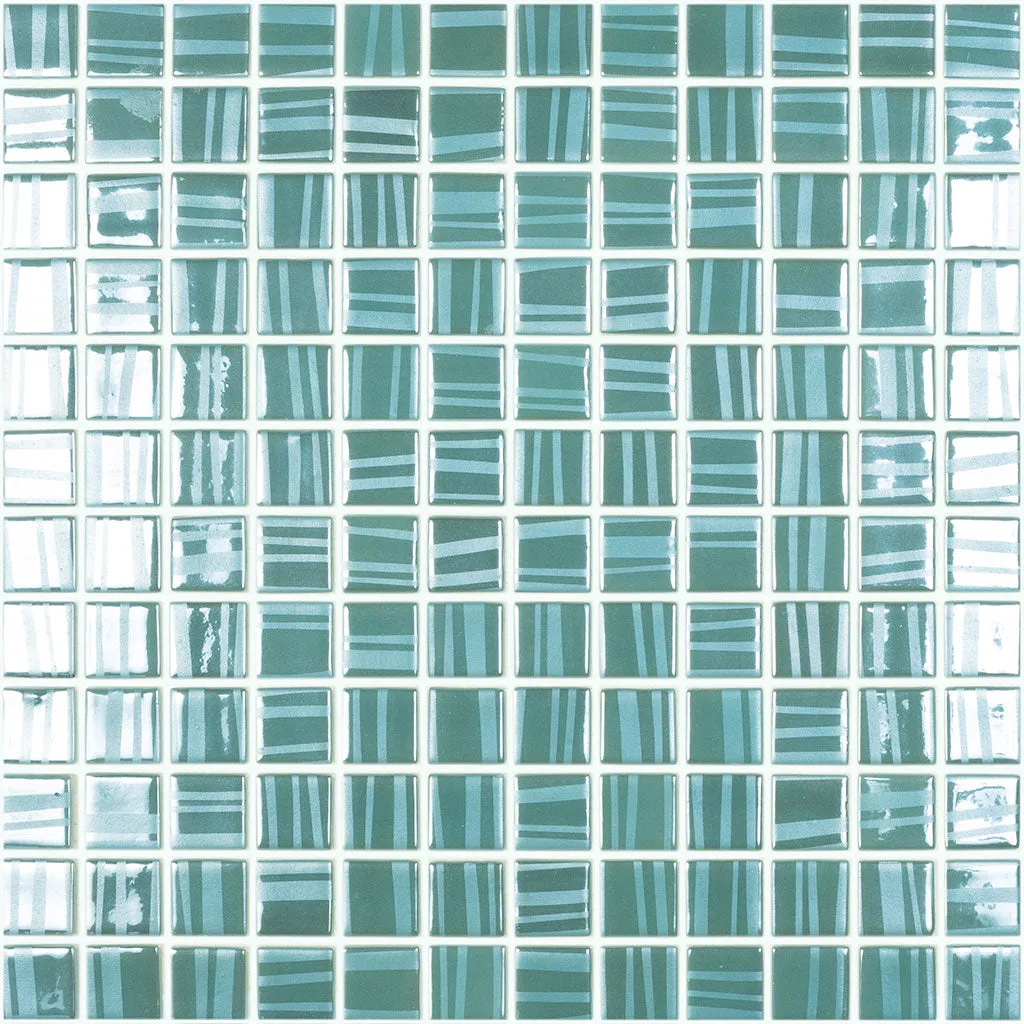 Tender Opal Green, 1" x 1" - Glass Tile