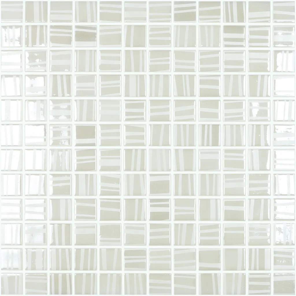 Tender White, 1" x 1" - Glass Tile