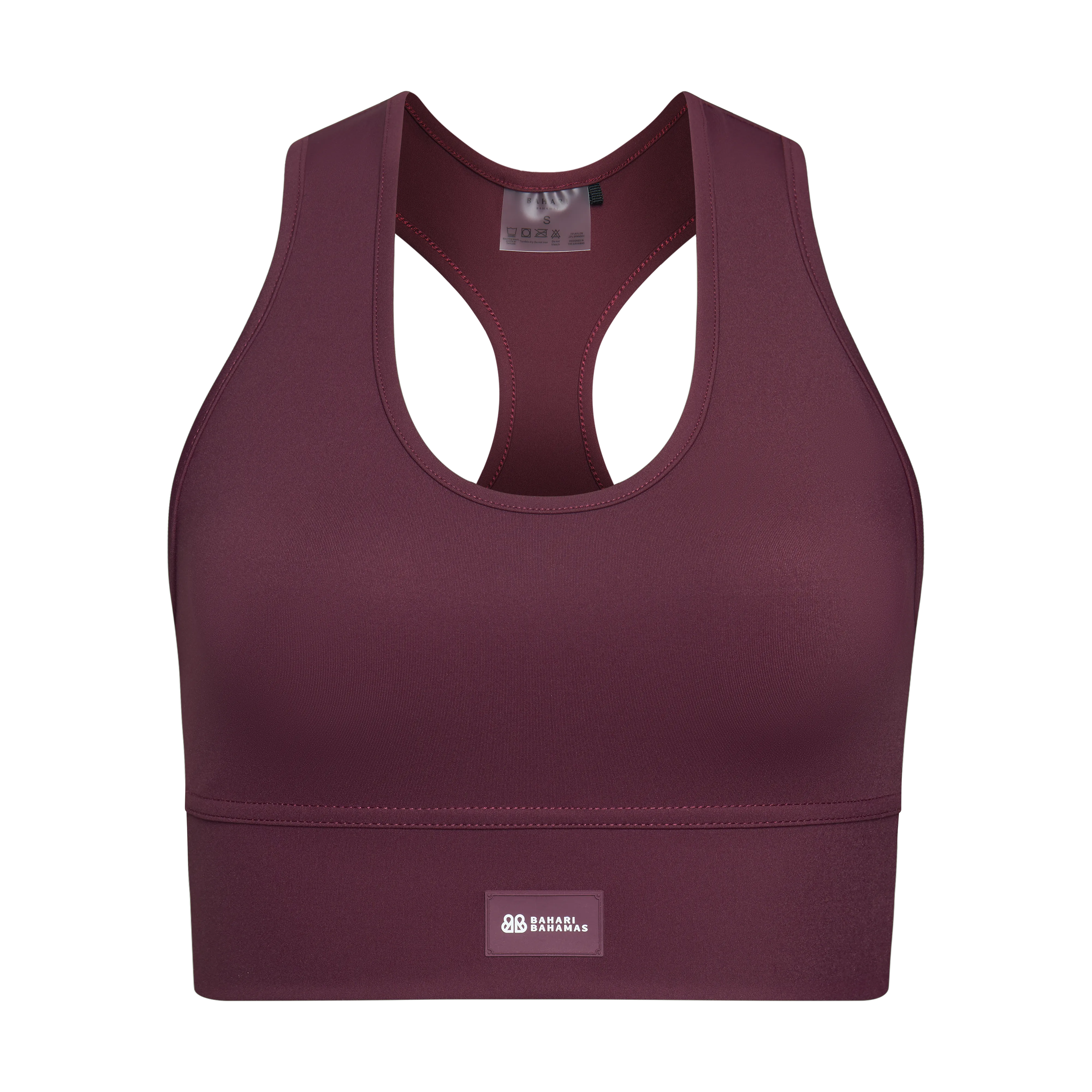 THE UTILITY SPORTS BRA-BURGUNDY