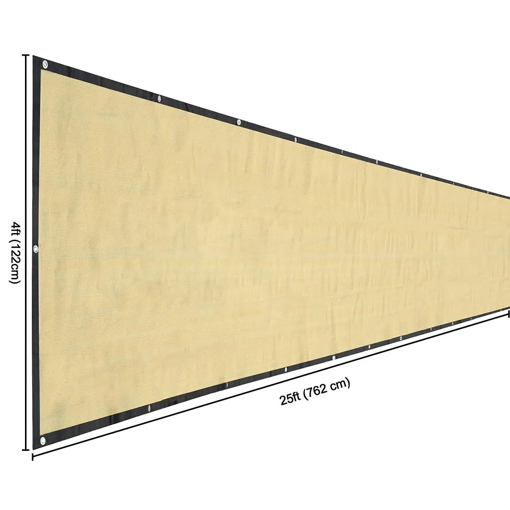 TheLAShop Fence Screen 90% Privacy Fencing Mesh 4'x25'