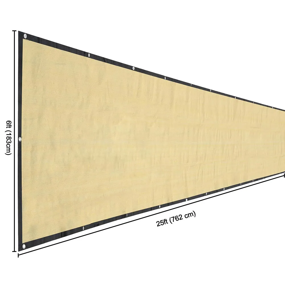 TheLAShop Fence Screen 90% Privacy Fencing Mesh 6'x25'