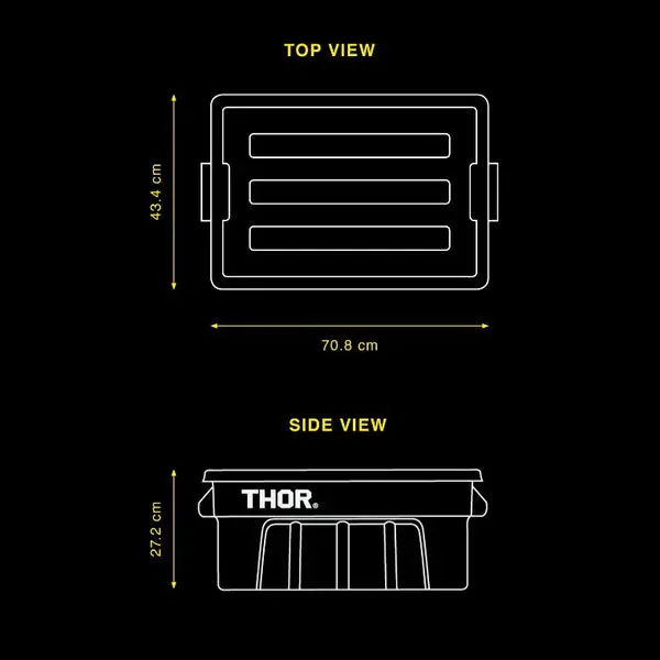 THOR Outdoor Storage Container 53L