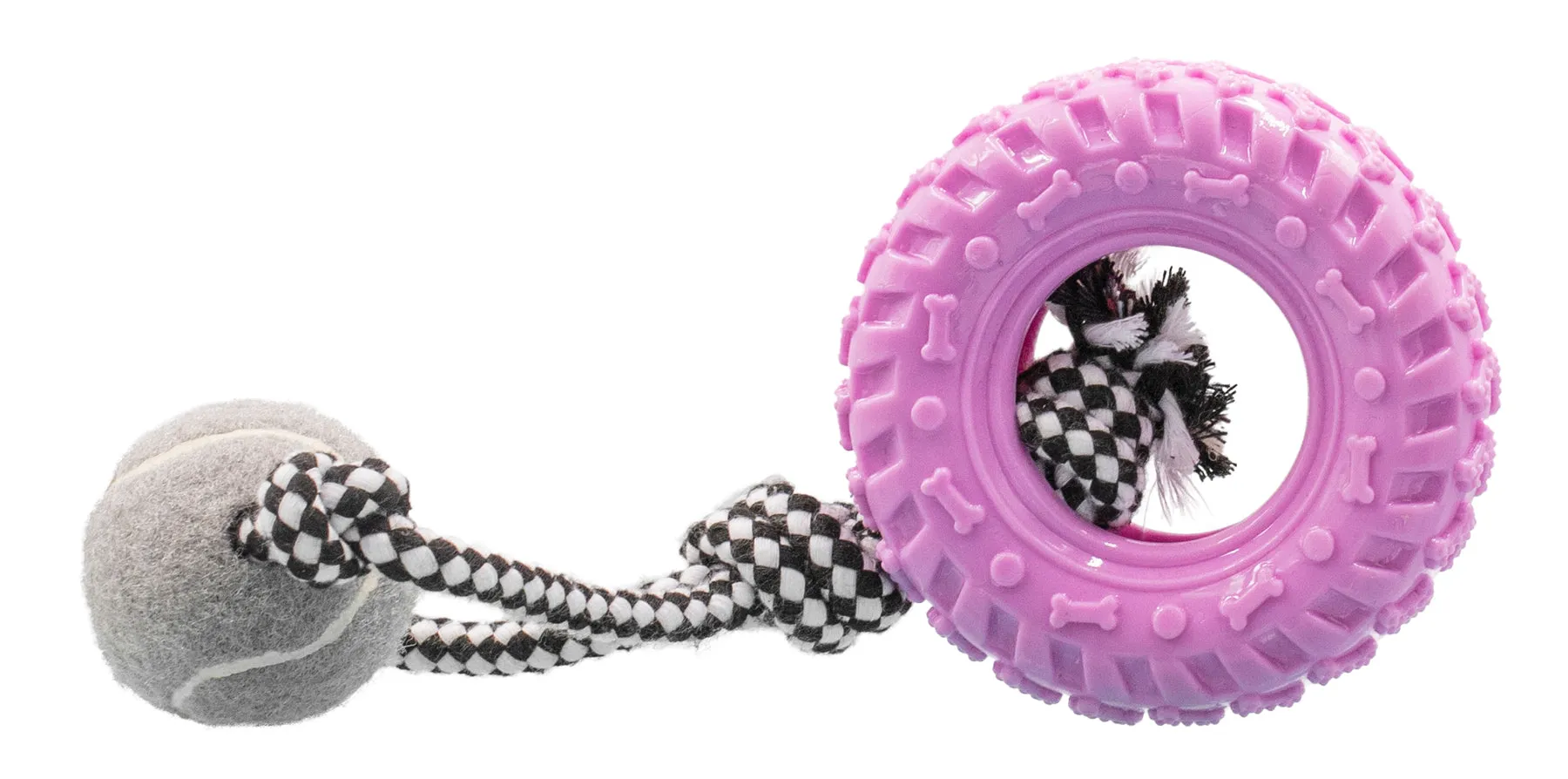 Tuffs x Dog Life Fling & Chew Dog Tyre Toy