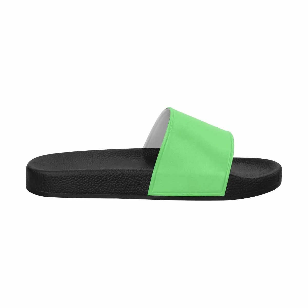 Uniquely You Mens Slide Sandals /   Pastel Green Flip-Flops