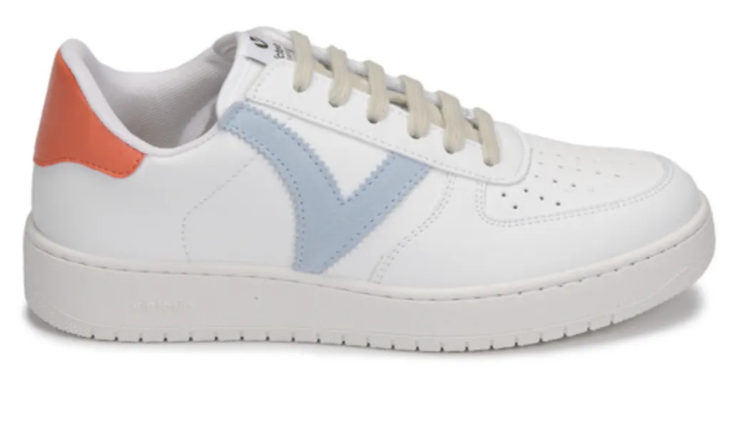 Victoria Celeste Ladies Trainers ... White / Blue / Orange