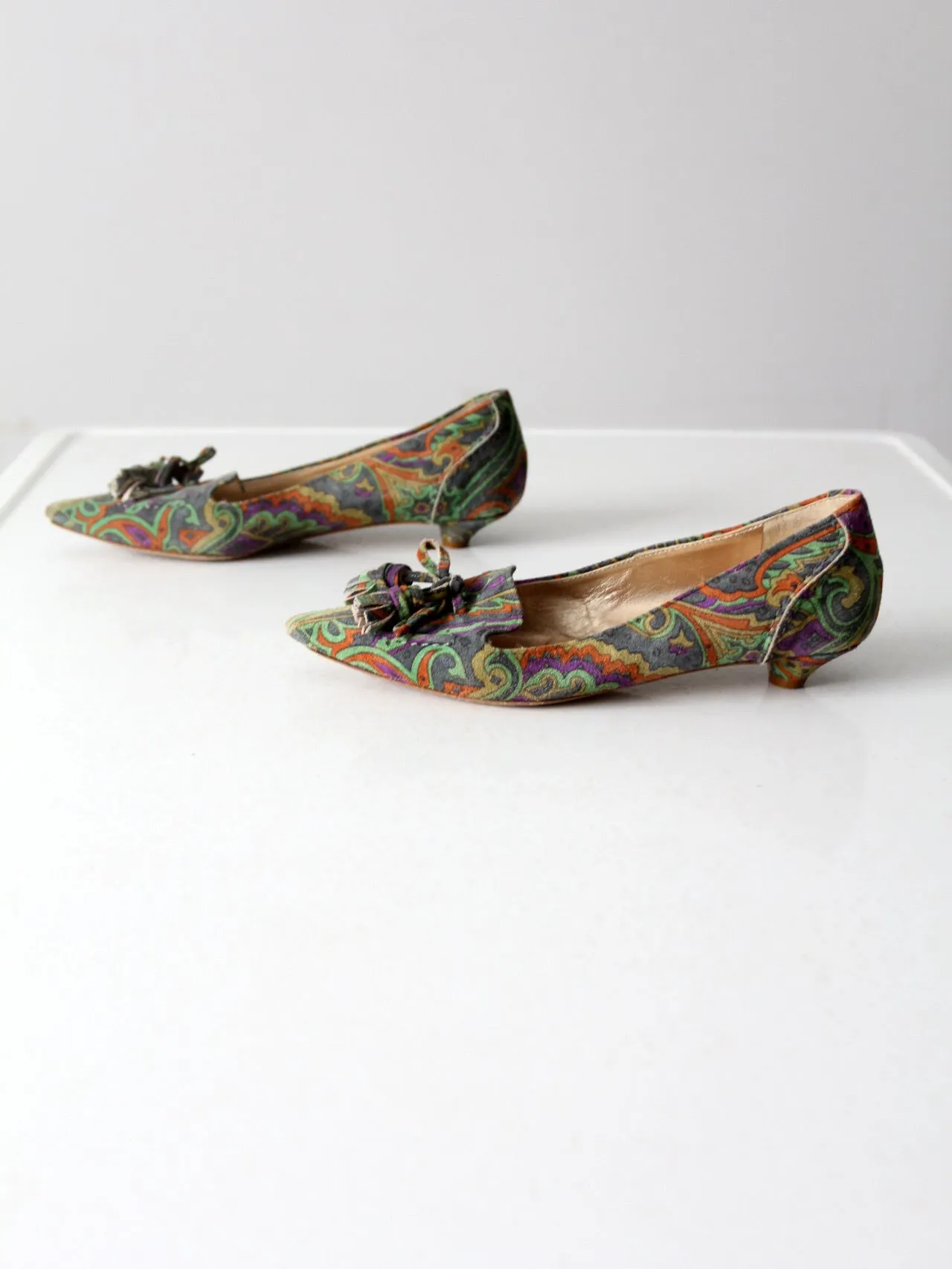 vintage Etro pumps, size 6