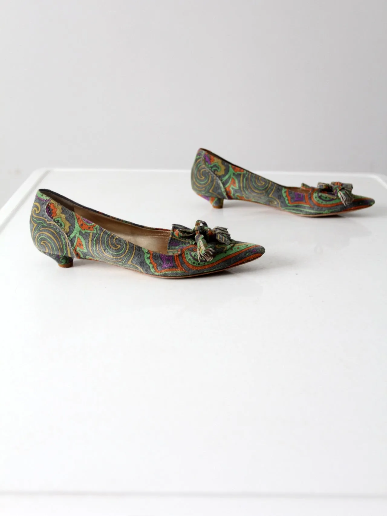 vintage Etro pumps, size 6