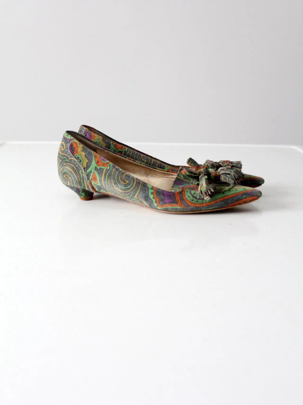 vintage Etro pumps, size 6