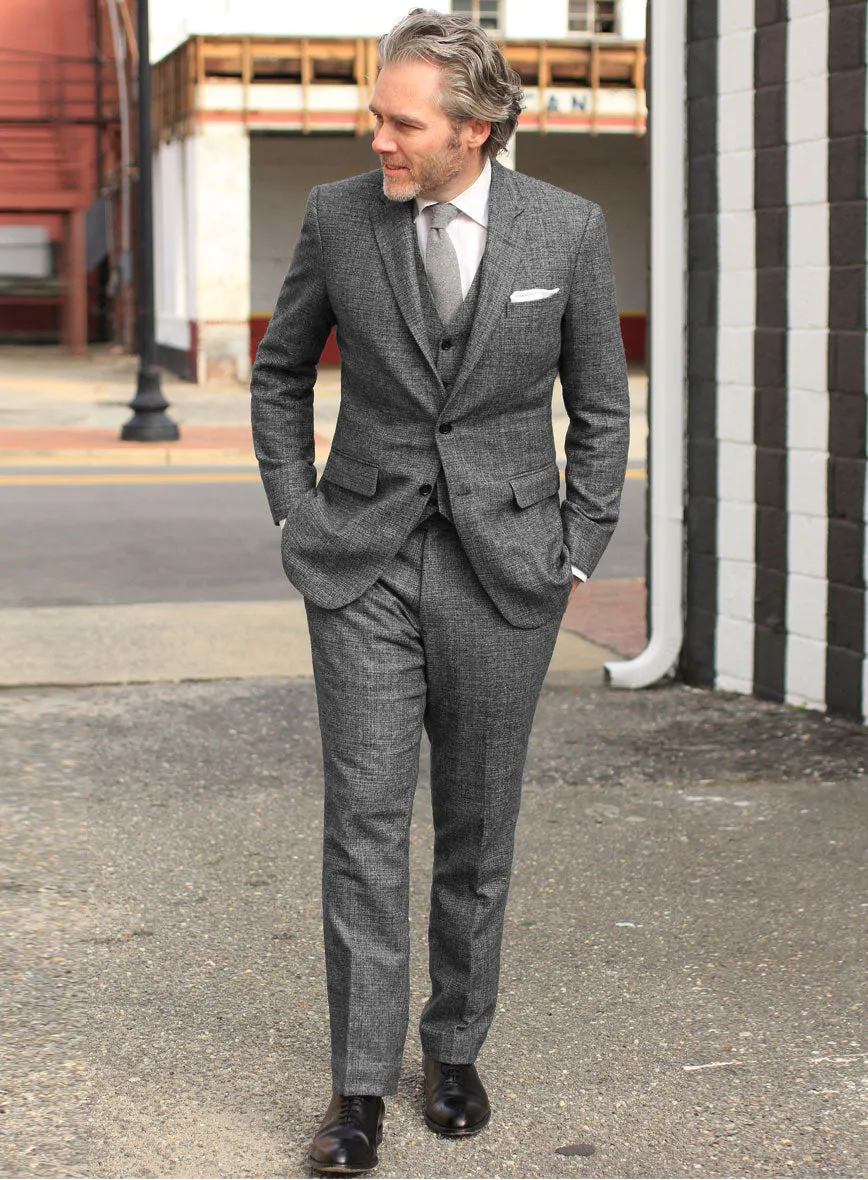 Vintage Glasgow Gray Tweed Suit