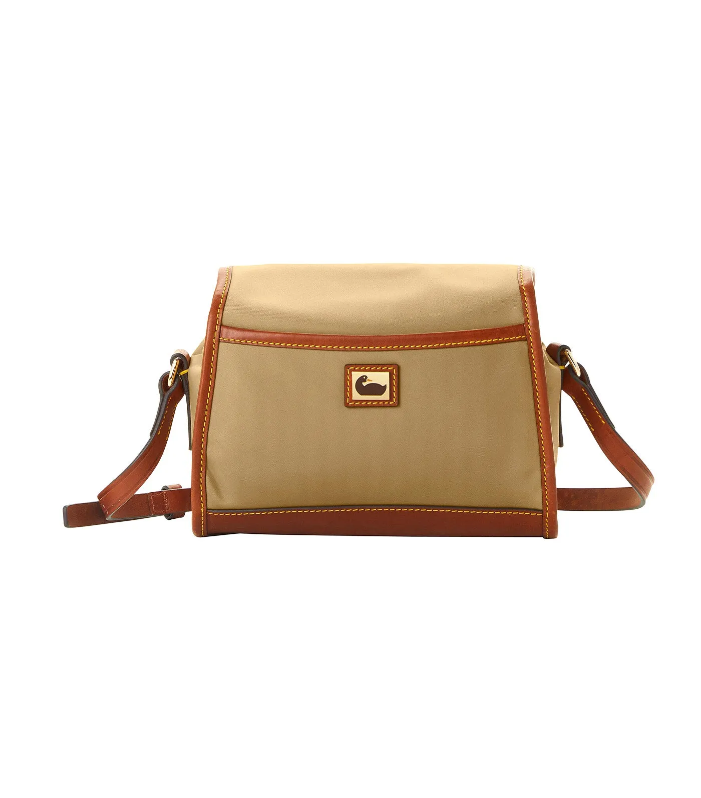 Wayfarer Flap Crossbody Bag Taupe