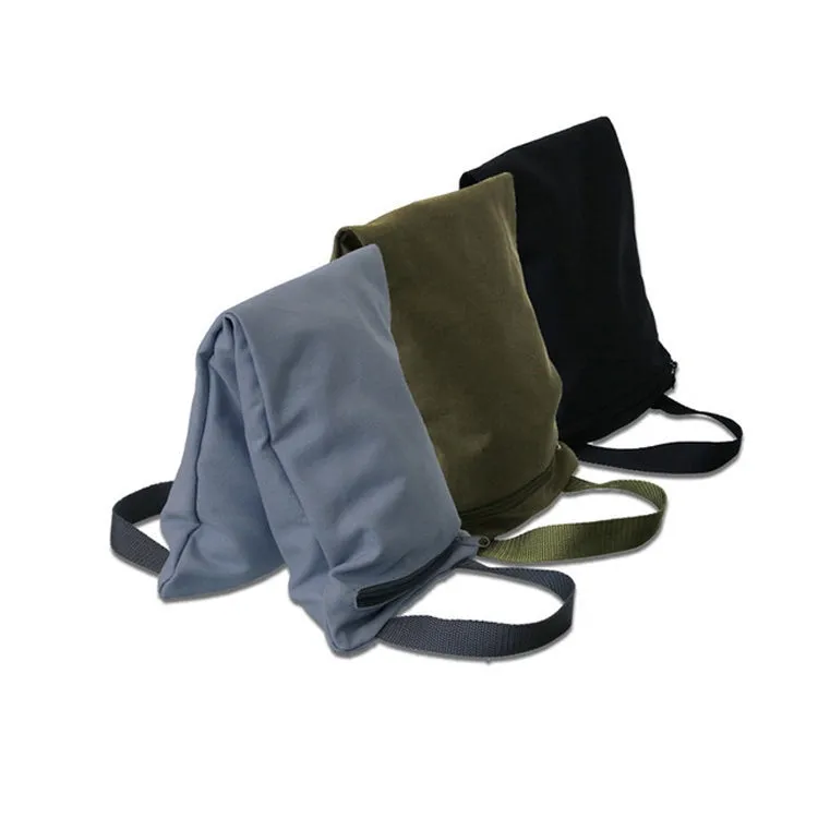 Weight Lifting Fitness Double Handle Canvas Sandbag(Army Green)