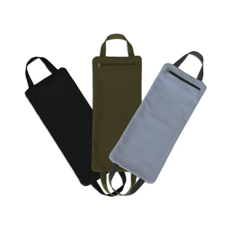 Weight Lifting Fitness Double Handle Canvas Sandbag(Army Green)