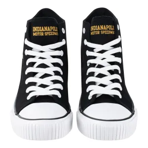 Wing Wheel Flag Hi Top Team Stripe Canvas Shoes