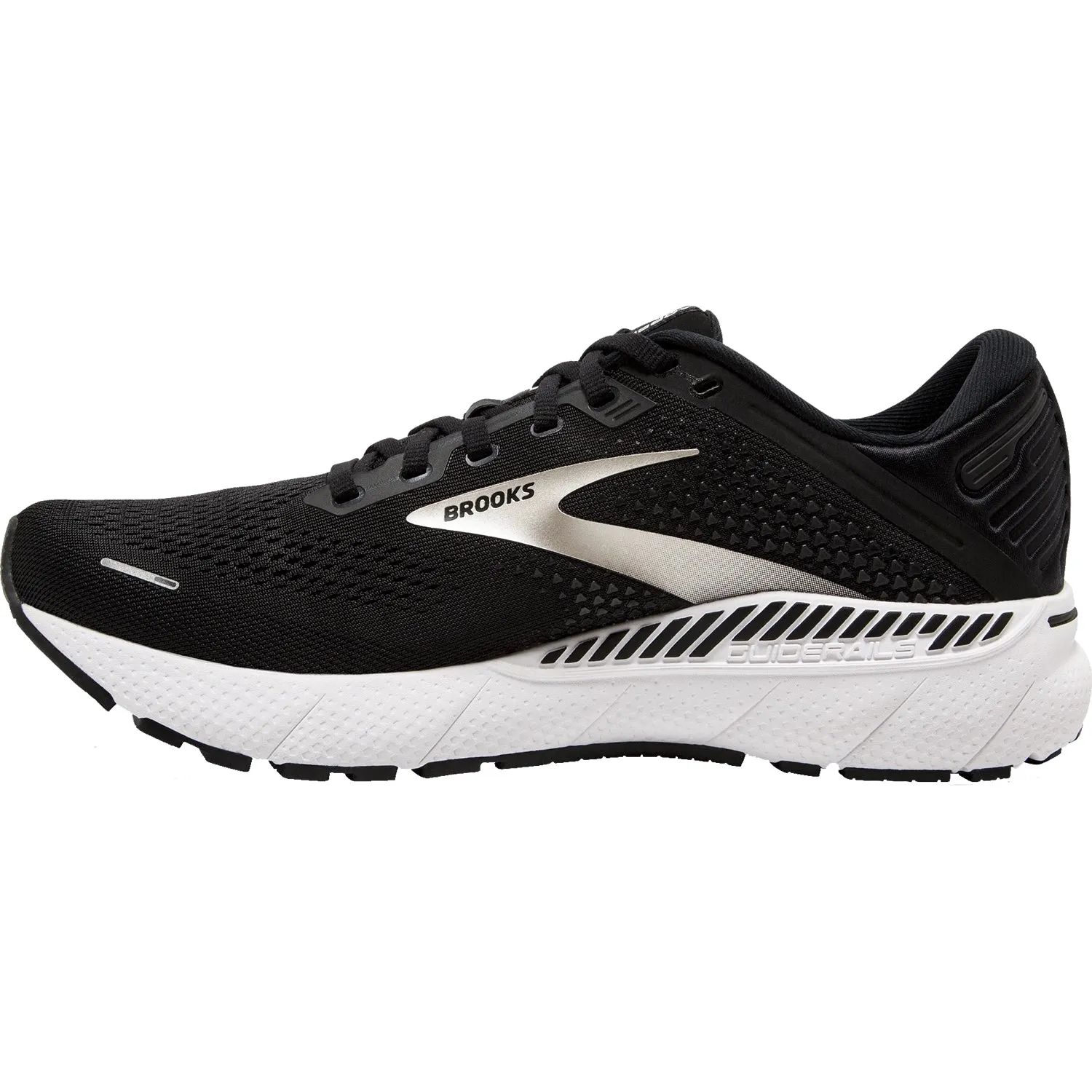 Women's Brooks Adrenaline GTS 22 Black/Silver/Anthracite Mesh