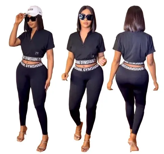 Women's Gymshark Two-Piece Fitness Set